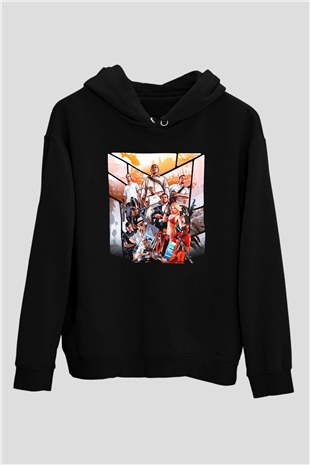 Grand Theft Auto Siyah Unisex Hoodie