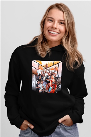 Grand Theft Auto Siyah Unisex Hoodie