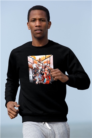 Grand Theft Auto Siyah Unisex Sweatshirt