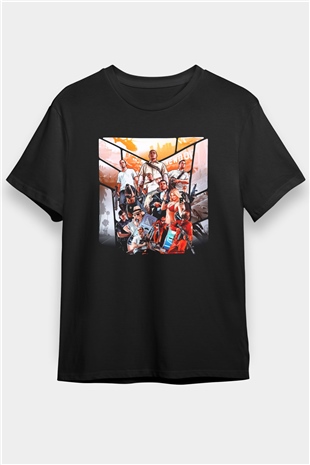 Grand Theft Auto Siyah Unisex Tişört T-Shirt