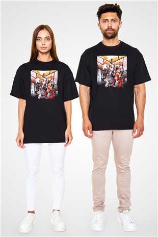Grand Theft Auto Siyah Oversize Tişört Oversize T-shirt