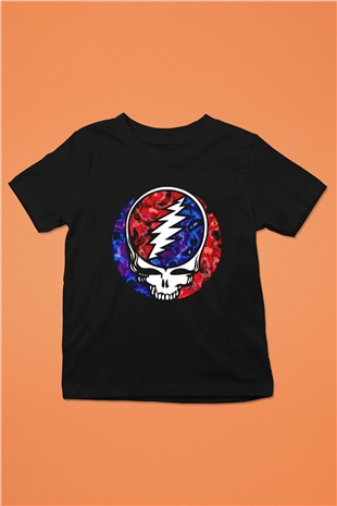 Grateful Dead Siyah Unisex Çocuk Tişört