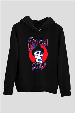 Grateful Dead Siyah Unisex Hoodie