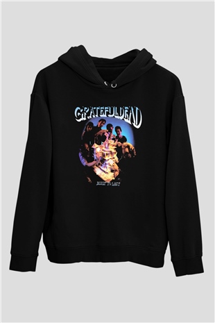 Grateful Dead Siyah Unisex Hoodie