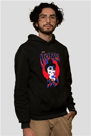 Grateful Dead Siyah Unisex Hoodie