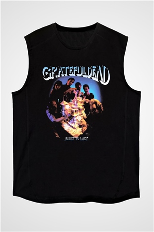 Grateful Dead Siyah Unisex Kolsuz Tişört