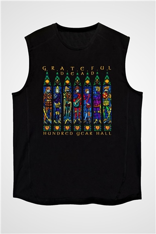 Grateful Dead Siyah Unisex Kolsuz Tişört