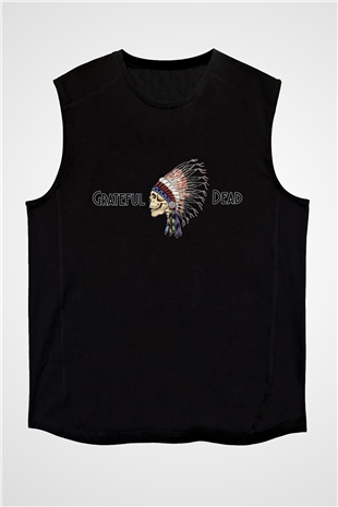 Grateful Dead Siyah Unisex Kolsuz Tişört