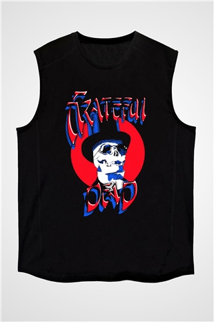 Grateful Dead Siyah Unisex Kolsuz Tişört