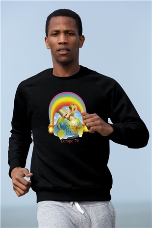 Grateful Dead Siyah Unisex Sweatshirt