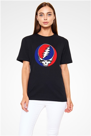Grateful Dead Siyah Unisex Tişört T-Shirt - TişörtFabrikası