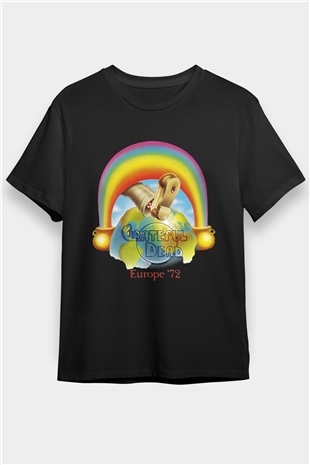 Grateful Dead Siyah Unisex Tişört T-Shirt - TişörtFabrikası