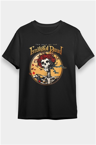 Grateful Dead Siyah Unisex Tişört T-Shirt - TişörtFabrikası