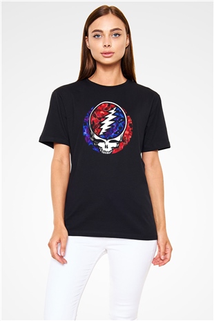 Grateful Dead Siyah Unisex Tişört T-Shirt - TişörtFabrikası