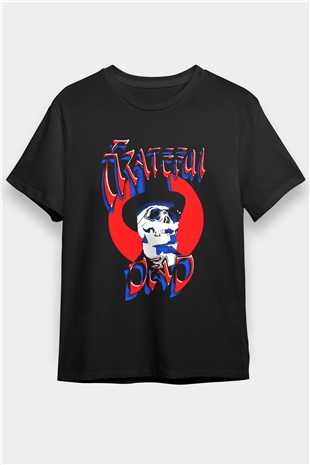 Grateful Dead Siyah Unisex Tişört T-Shirt - TişörtFabrikası