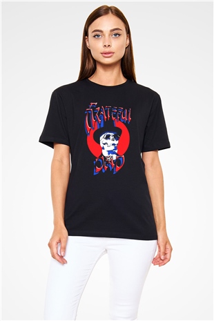 Grateful Dead Siyah Unisex Tişört T-Shirt - TişörtFabrikası