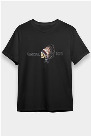 Grateful Dead Siyah Unisex Tişört T-Shirt - TişörtFabrikası