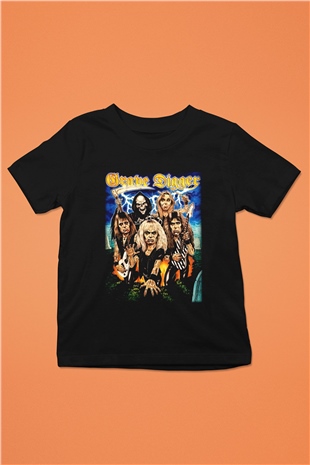 Grave Digger Baskılı Siyah Unisex Çocuk Tişört