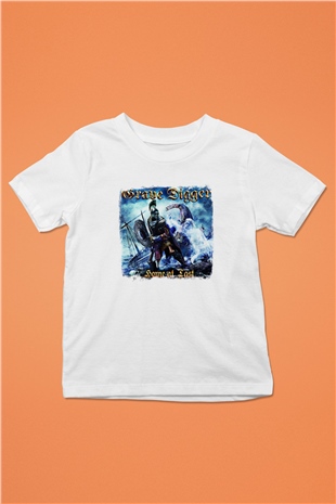 Grave Digger Baskılı Unisex Beyaz Çocuk Tişört
