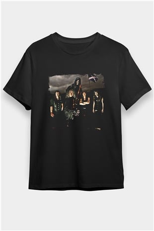 Grave Digger Baskılı Unisex Siyah Tişört