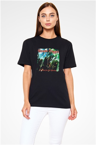 Grave Digger Baskılı Unisex Siyah Tişört