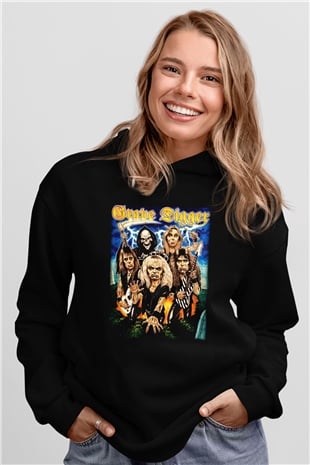 Grave Digger Siyah Unisex Hoodie