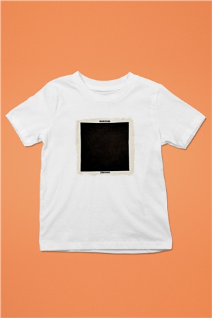Graveyard Baskılı Unisex Beyaz Çocuk Tişört