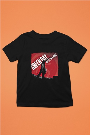 Green Day Baskılı Unisex Siyah Çocuk Tişört