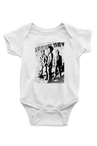 Green Day Beyaz Bebek Body - Zıbın