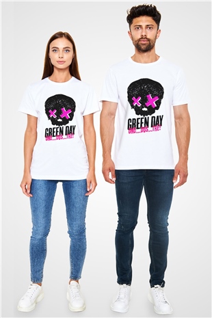 Green Day Beyaz Unisex Tişört T-Shirt - TişörtFabrikası
