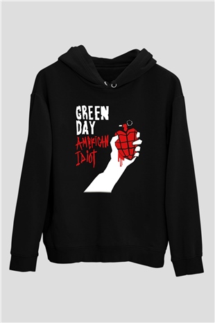 Green Day Siyah Unisex Hoodie
