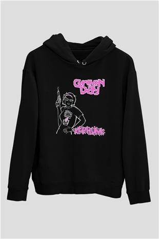 Green Day Siyah Unisex Hoodie