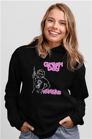 Green Day Siyah Unisex Hoodie
