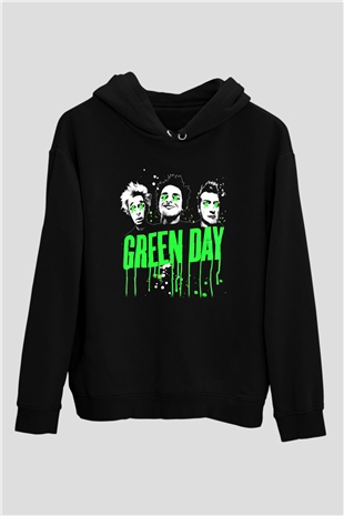 Green Day Siyah Unisex Hoodie