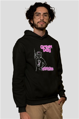 Green Day Siyah Unisex Hoodie