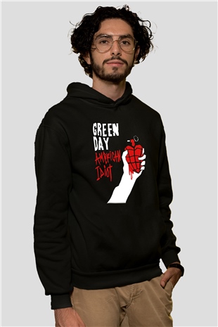 Green Day Siyah Unisex Hoodie