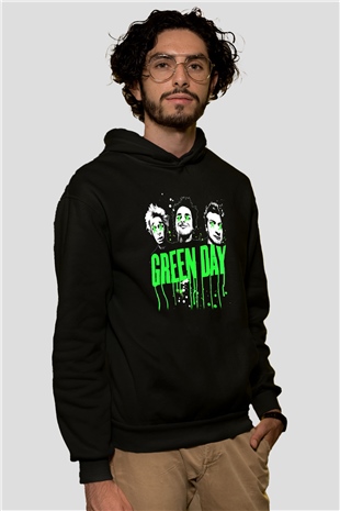 Green Day Siyah Unisex Hoodie