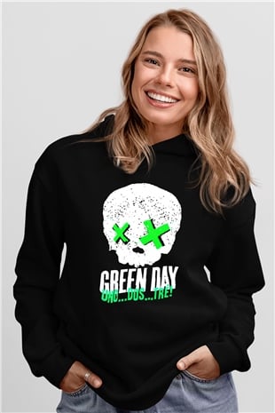 Green Day Siyah Unisex Hoodie