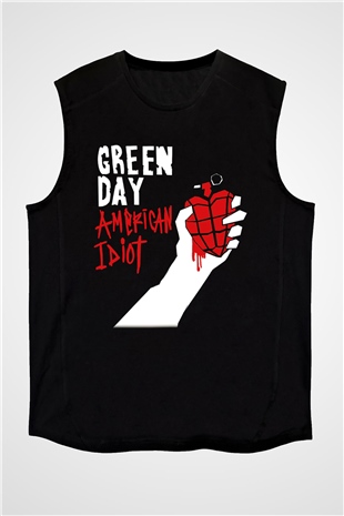 Green Day Siyah Unisex Kolsuz Tişört