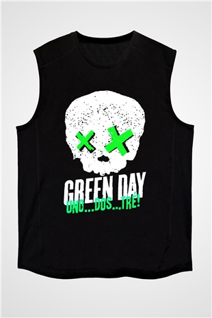 Green Day Siyah Unisex Kolsuz Tişört