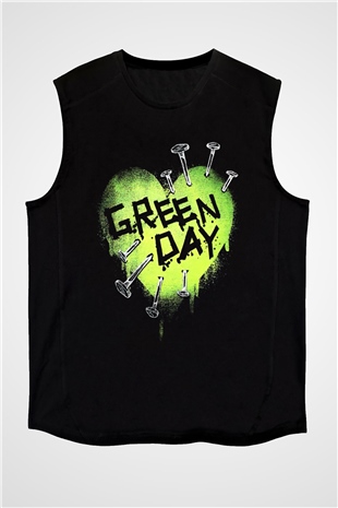 Green Day Siyah Unisex Kolsuz Tişört