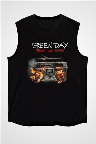 Green Day Siyah Unisex Kolsuz Tişört