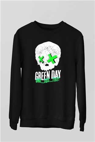 Green Day Siyah Unisex Sweatshirt