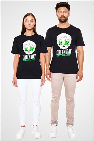 Green Day Siyah Unisex Tişört T-Shirt - TişörtFabrikası