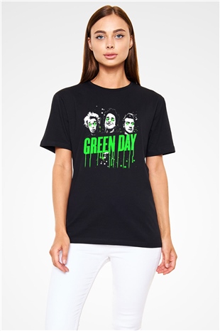Green Day Siyah Unisex Tişört T-Shirt - TişörtFabrikası