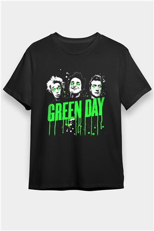Green Day Siyah Unisex Tişört T-Shirt - TişörtFabrikası