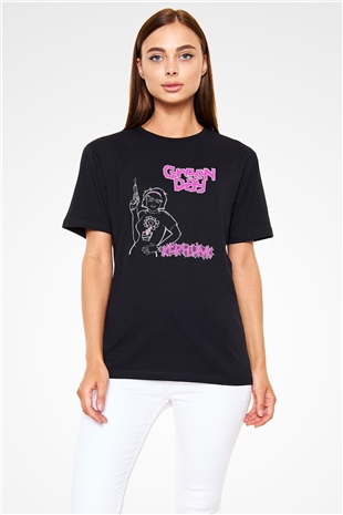 Green Day Siyah Unisex Tişört T-Shirt - TişörtFabrikası