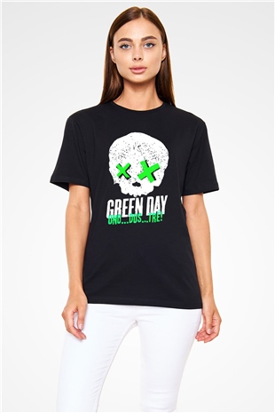 Green Day Siyah Unisex Tişört T-Shirt - TişörtFabrikası
