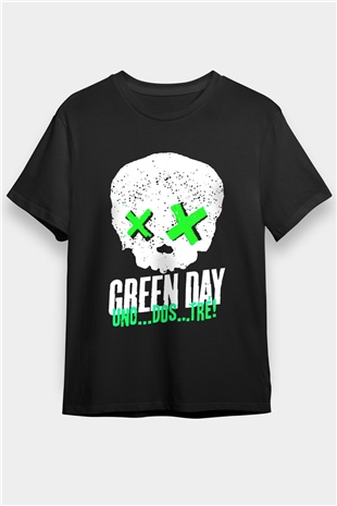 Green Day Siyah Unisex Tişört T-Shirt - TişörtFabrikası