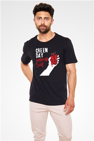 Green Day Siyah Unisex Tişört T-Shirt - TişörtFabrikası